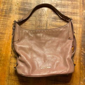 Michael Kors leather bucket purse